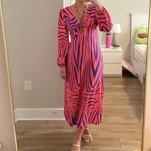 Long dress with print